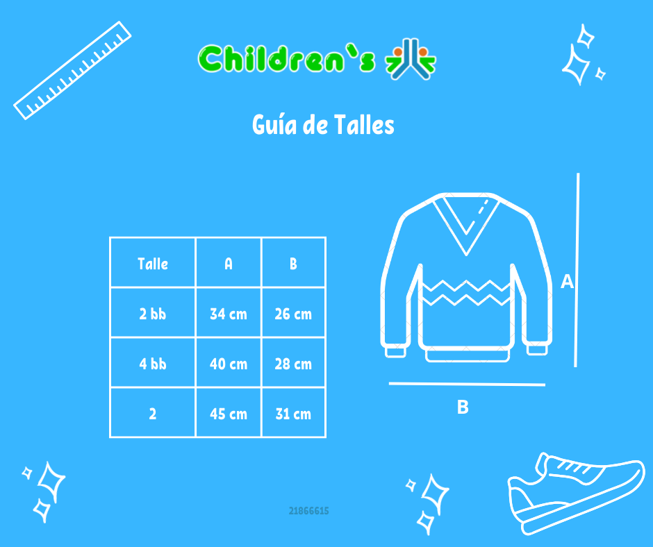 Tabla de talles — Pullover Sweater Tejido