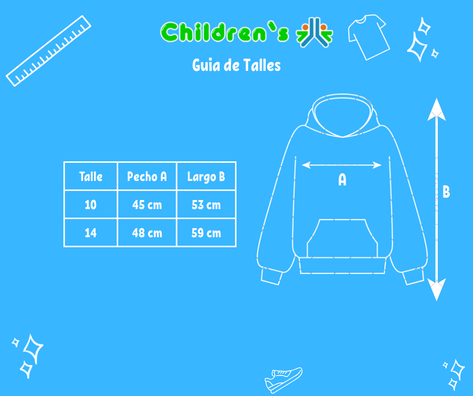 Tabla de talles — Buzo Polar con Aplique de Escudo TS