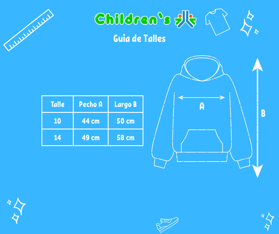 Tabla de talles — Buzo Polar Boucle con Cierre