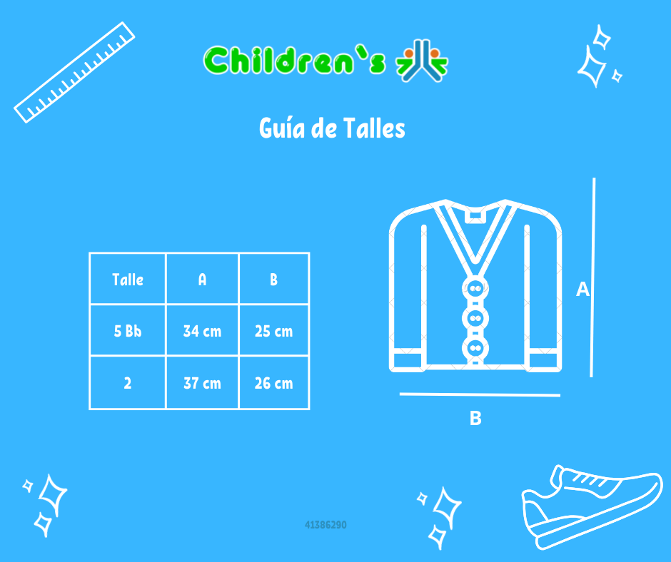 Tabla de talles — Saco Tejido de Cashmilon