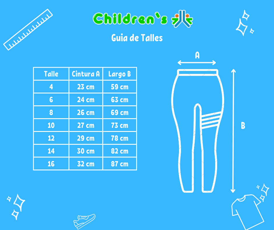 Tabla de talles — Calza Termica