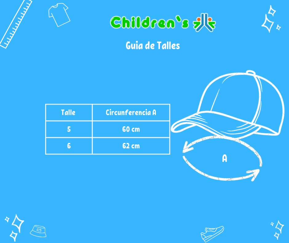 Tabla de talles — Gorro Cap Rayado