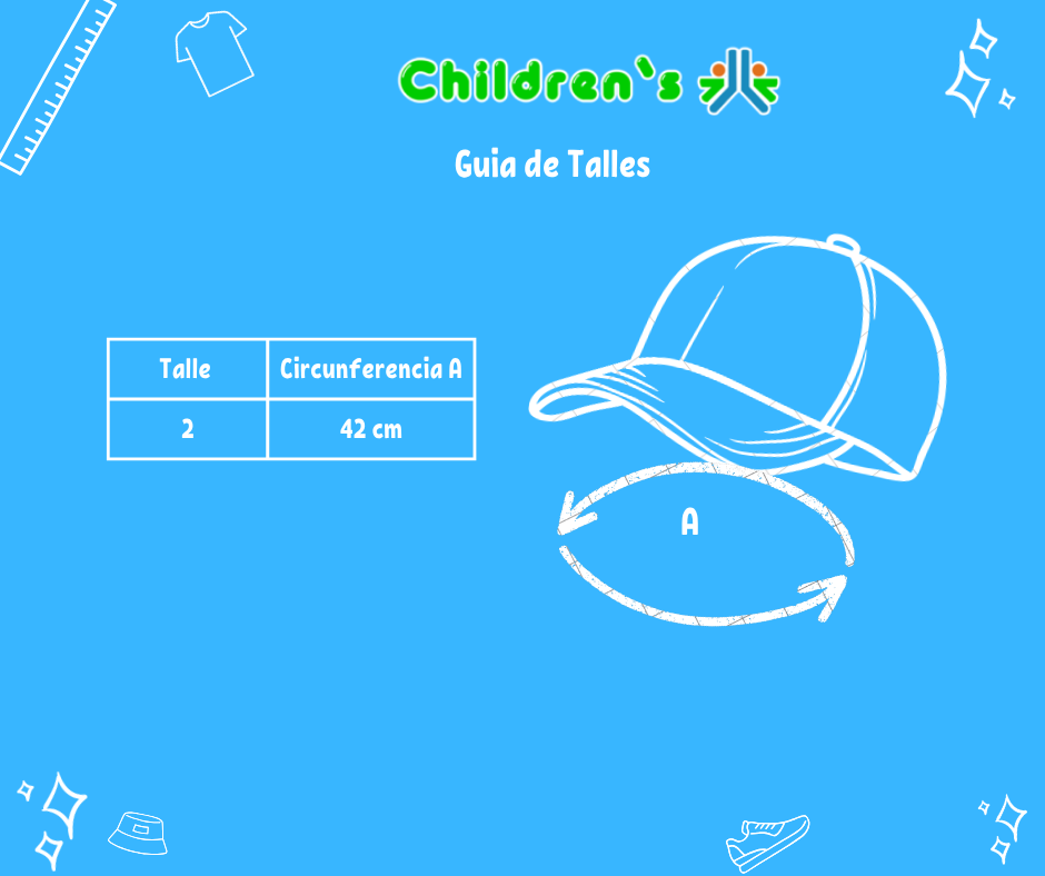 Tabla de talles — Gorro Gorrito Cap Gabardina