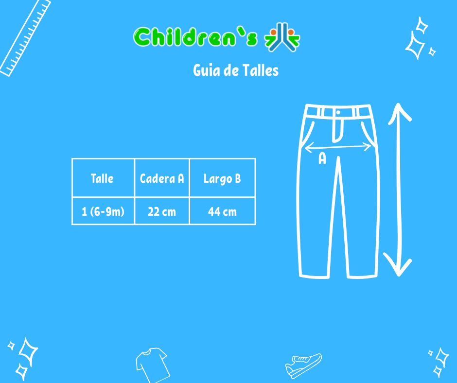 Tabla de talles — Pantalon de Vestir Gabardina elastisada