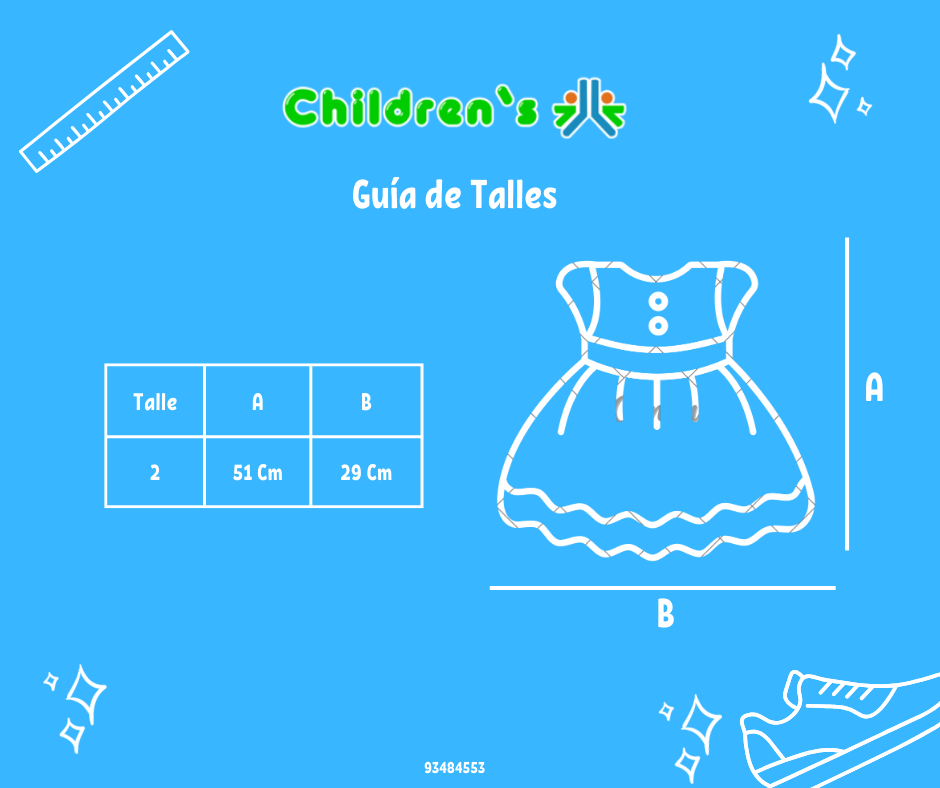 Tabla de talles — Vestido seda labrada con cuello Roujolie