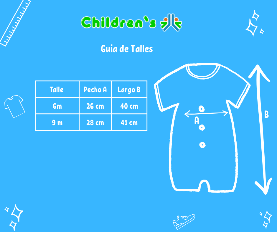 Tabla de talles — Enteritos Babucha