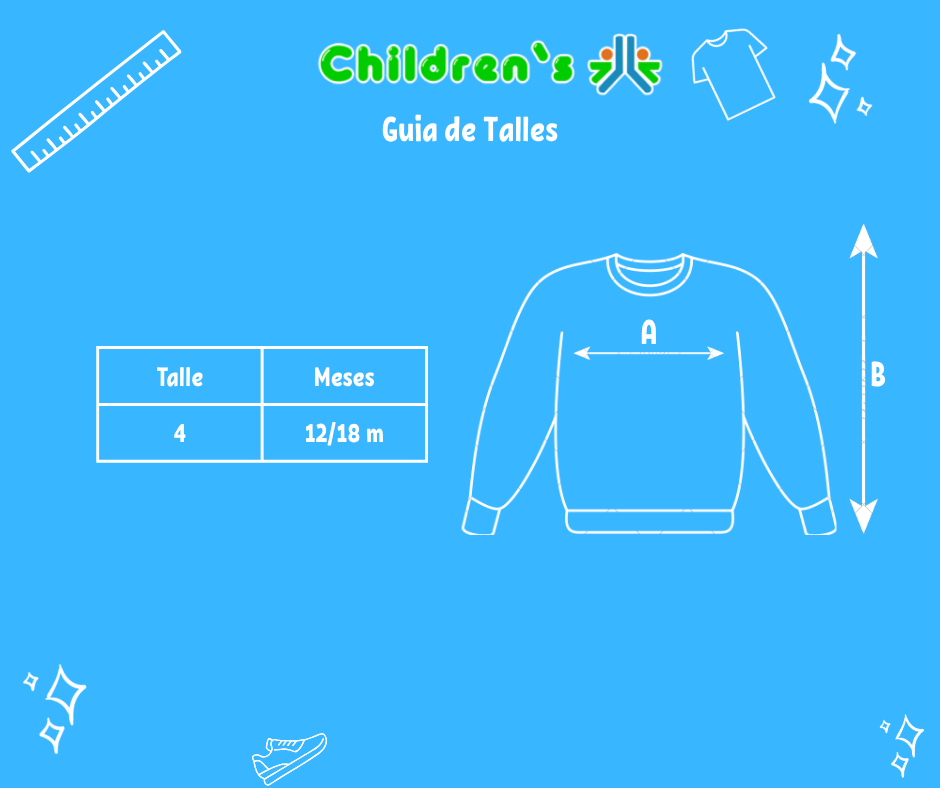 Tabla de talles — Buzo Polar Bordado Mark