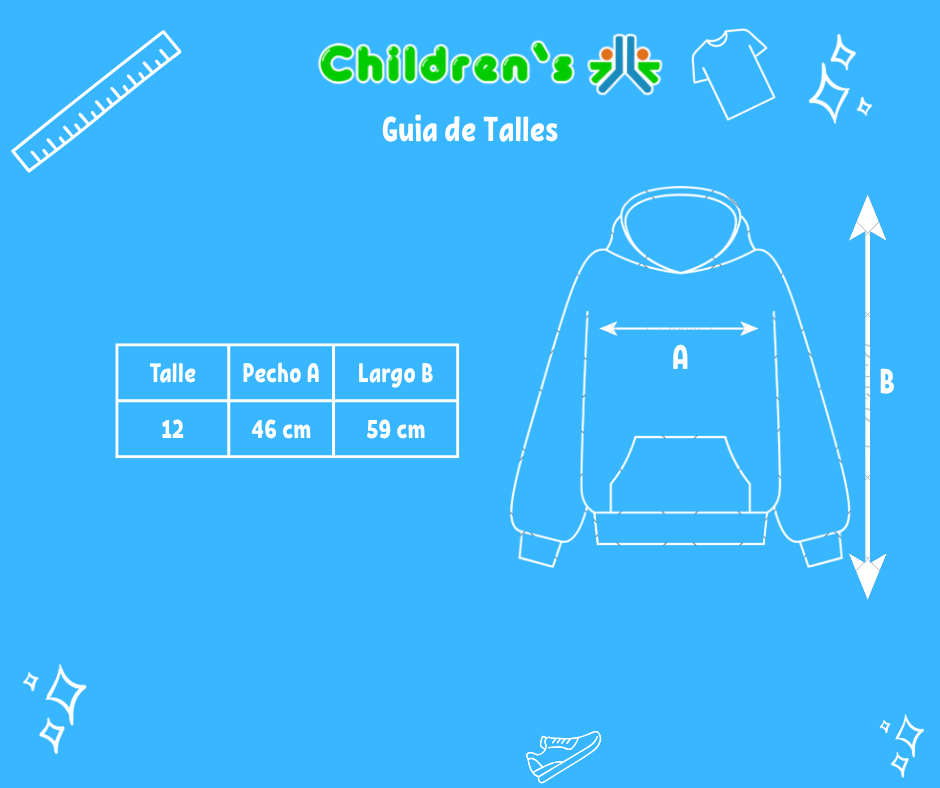 Tabla de talles — Buzo Polar Combinado