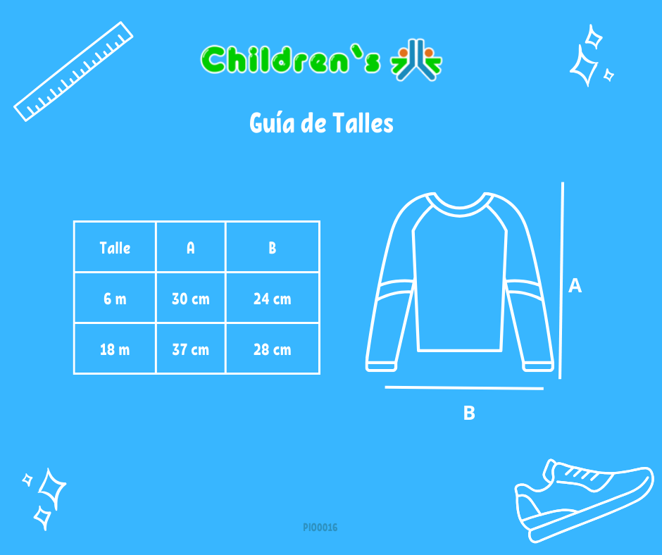 Tabla de talles — Rb-Josefina Pioppa Remera Estampada Perro