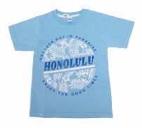 Remera Varon Estampada Manga Corta