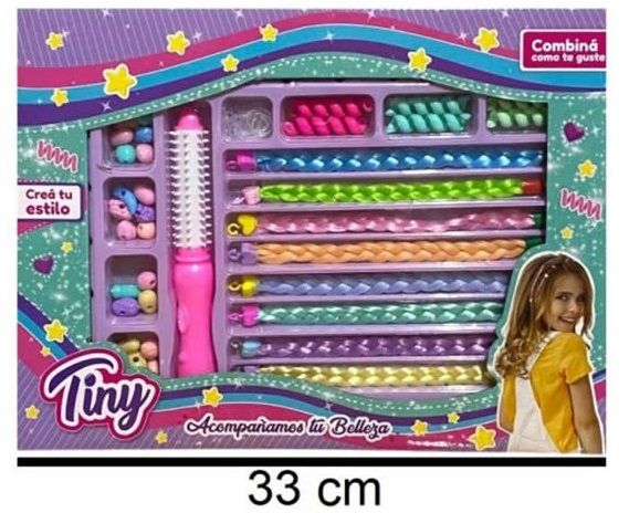Set De Trenzas y  Bijouterie Para Cabello Tiny- Set De Belleza